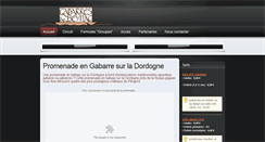 Desktop Screenshot of gabarre-beynac.com